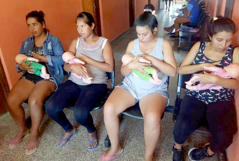 Clorinda: con talleres teórico prácticos preparan a las embarazadas para el parto