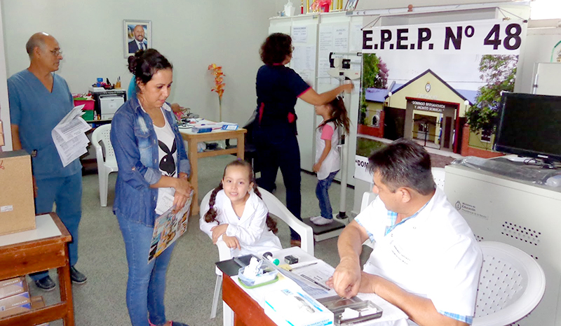 La libreta de salud fue una de las protagonistas del inicio de clases