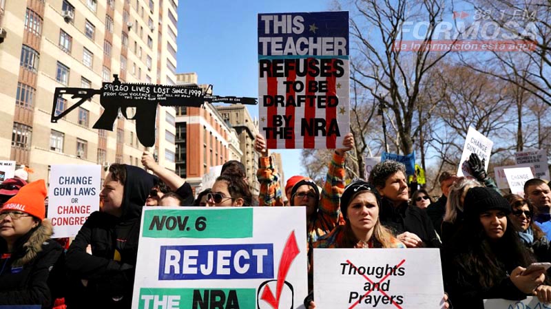 Multitudinaria “Marcha por nuestras Vidas” en Estados Unidos contra las armas