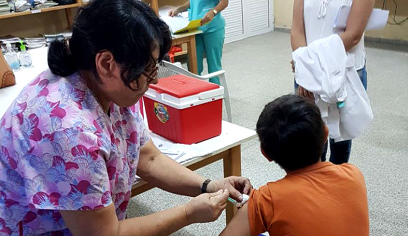 Actualizaron libretas de salud escolar en el barrio Obrero