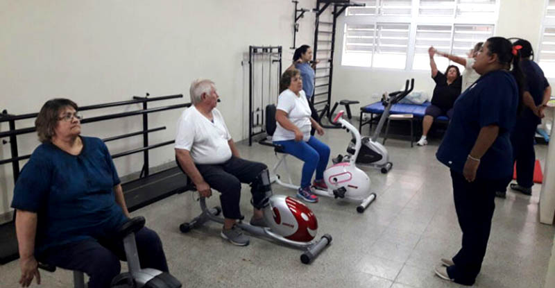 Formosa cuenta con un moderno gimnasio terapéutico y de rehabilitación