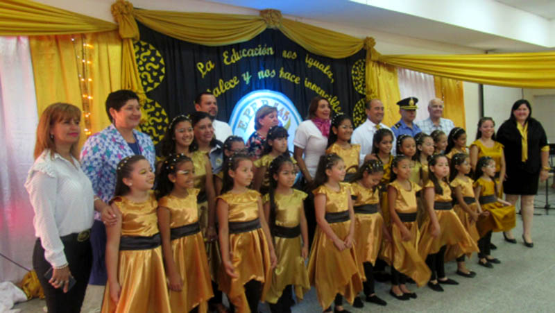 Las escuelas de Nueva Formosa celebraron sus dos jóvenes añitos