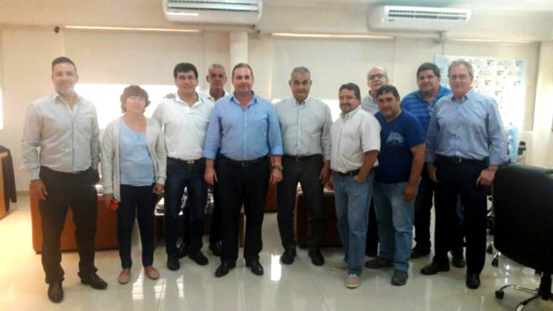 Ugelli recibió a la nueva conducción del club IPV