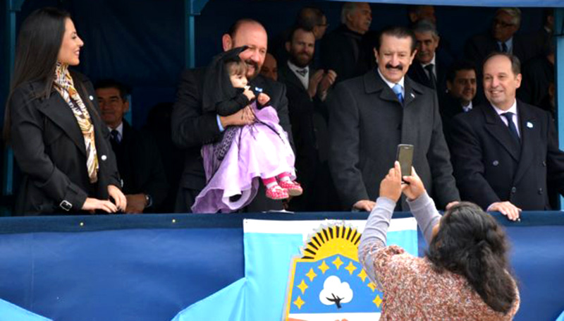 Insfrán presidio ceremonia evocativa al 9 de Julio