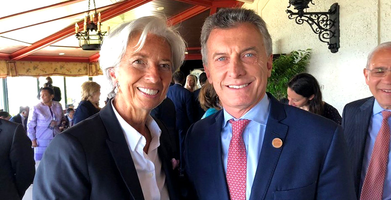 Viene Lagarde, se reunirá con Macri y busca ver a la oposición