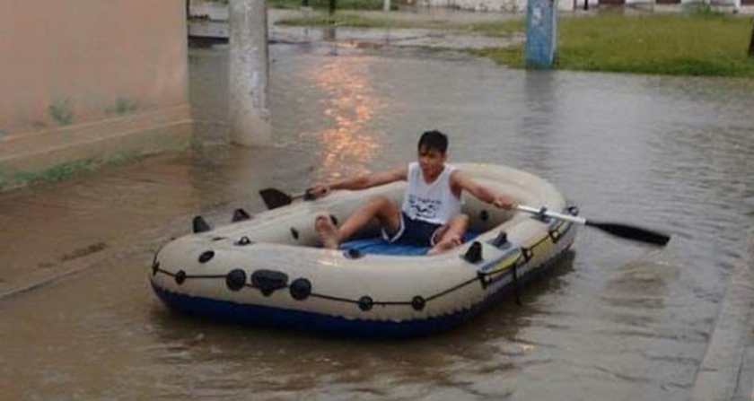 Clorinda se vio muy afectada por las lluvias