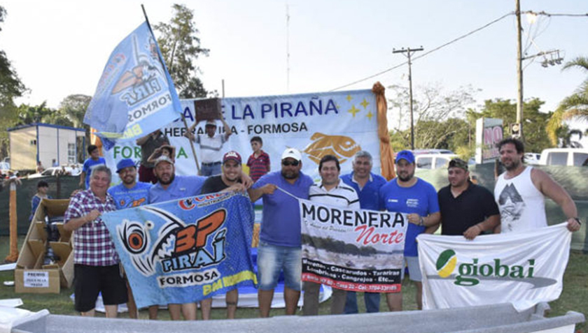 Con éxito, finalizó la 9° Pesca de la Piraña en Herradura