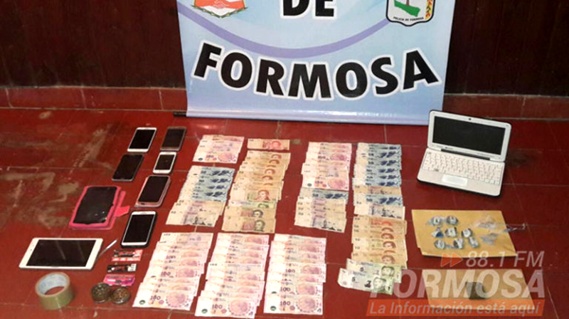 Desbarataron dos centros de venta de drogas en Laishí
