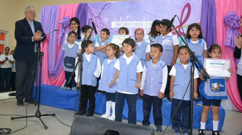 Destacan el valor del canto coral dentro de todo el sistema educativo