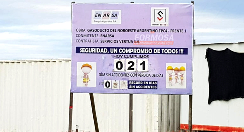 Paz: “Vertua abandonó la construcción del Gasoducto del NEA con poco trabajo realizado dentro de Formosa”