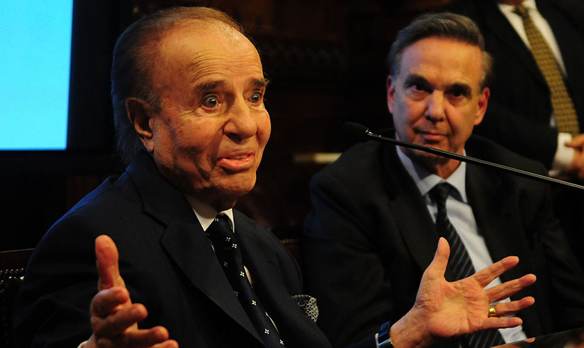 Casación define si confirma o revoca otra condena contra Carlos Menem