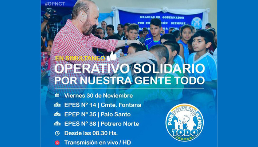 “Por nuestra gente, todo” llega a localidades del centro provincial