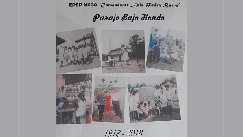 Insfrán comparte fiesta del centenario de la histórica escuela de Bajo Hondo
