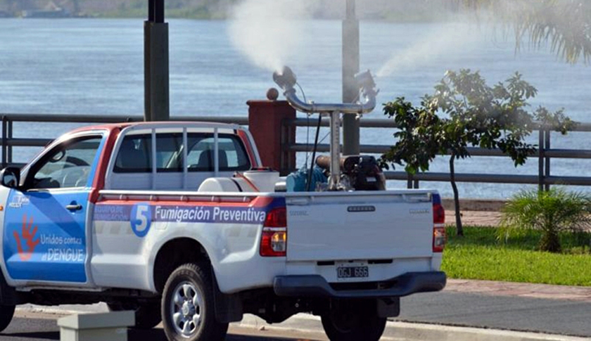 Intensa jornada en barrios contra el vector del dengue