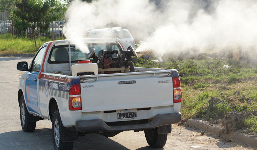 Nueva jornada de trabajos contra el aedes en distintos puntos de la capital