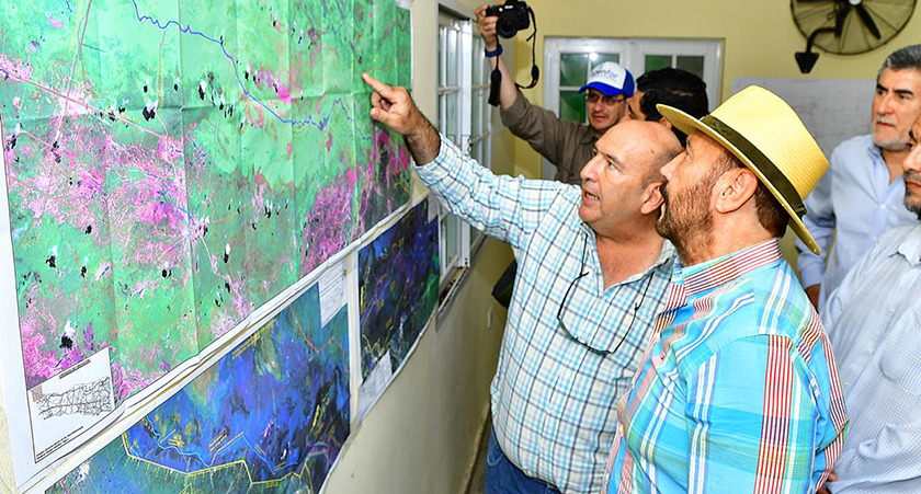 Insfrán monitoreo obras en todo el sistema hidráulico del río Pilcomayo