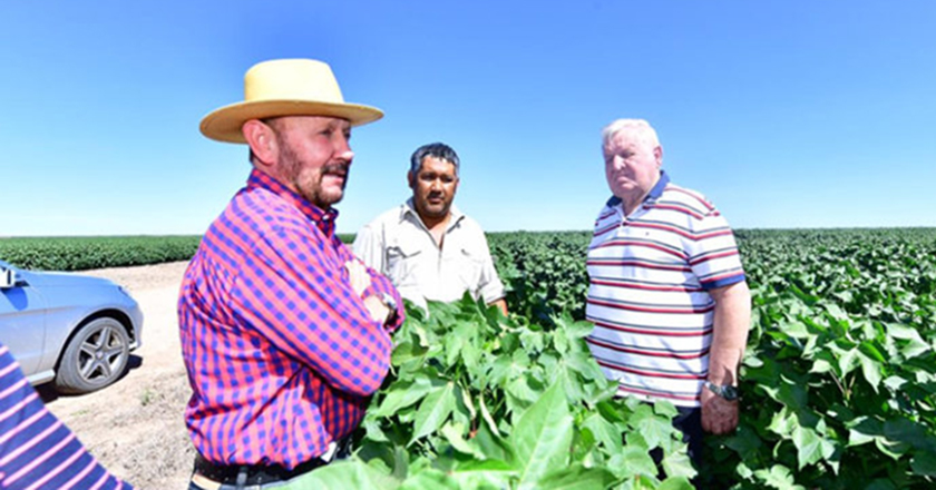 Gildo visitó un ambicioso proyecto de desarrollo agroindustrial en el oeste provincial