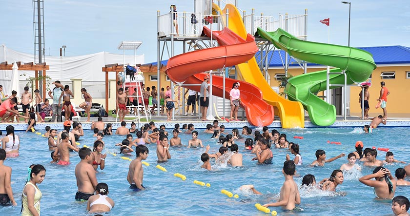 Segundo Módulo de colonia de vacaciones en el Parque Acuático “17 de Octubre”