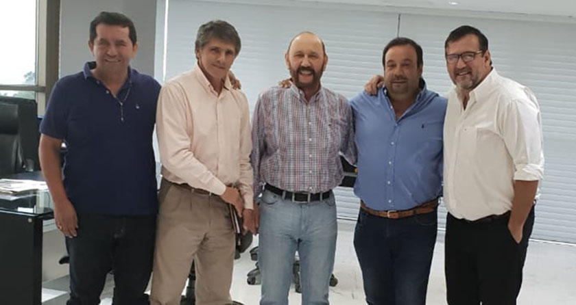Insfrán recibió a dirigentes de partidos aliados