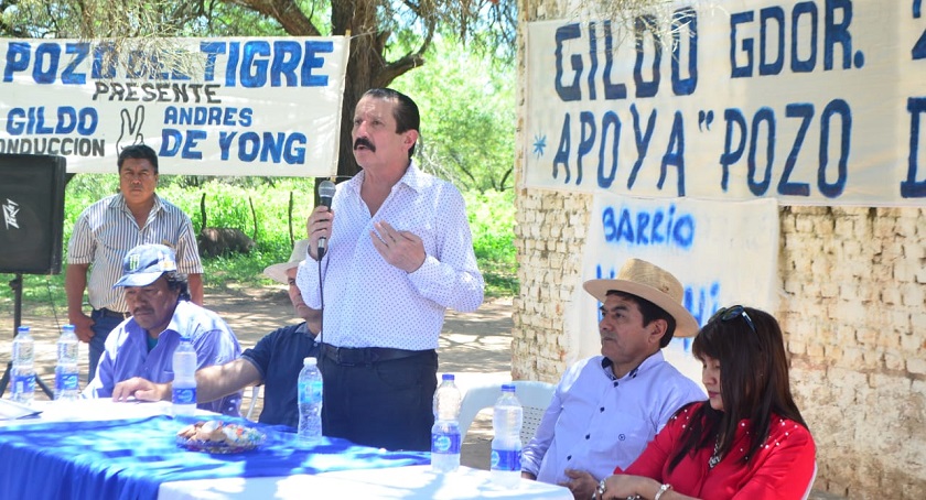 Comunidades aborígenes apoyan la candidatura de Gildo Insfrán