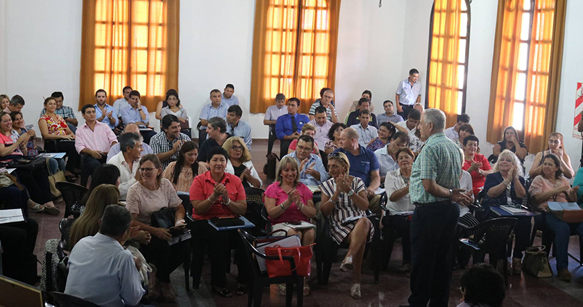 Zorrilla presidio reunión de trabajo con la totalidad de delegados zonales