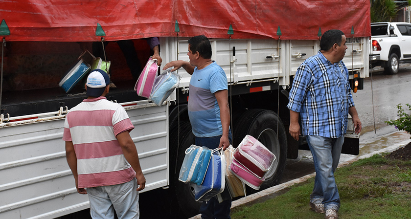 El gobierno desplego amplio plan de ayuda a familias afectadas por lluvias extraordinarias