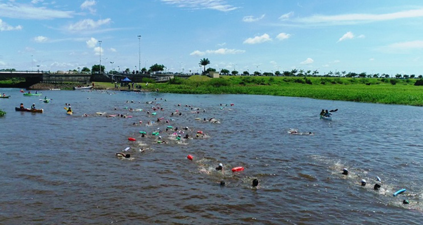 Inscriben para nueva competencia de natación en aguas abiertas
