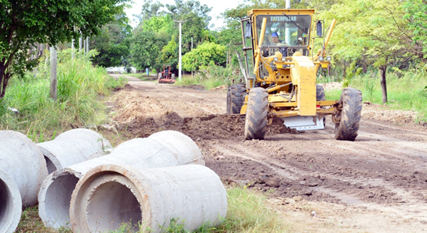Habilitarán 60 cuadras de ripio y desagües en barrio El Porvenir