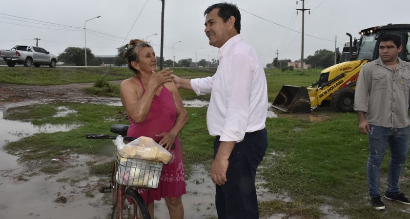 Basualdo: “Se ha divulgado un audio donde decían que las compuertas del Riacho Salado, en el Bañado La Estrella, se habían roto, pero es totalmente falso”