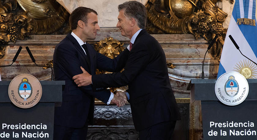 Francia invitó a la Argentina a la cumbre del G-7, el selecto grupo de países desarrollados