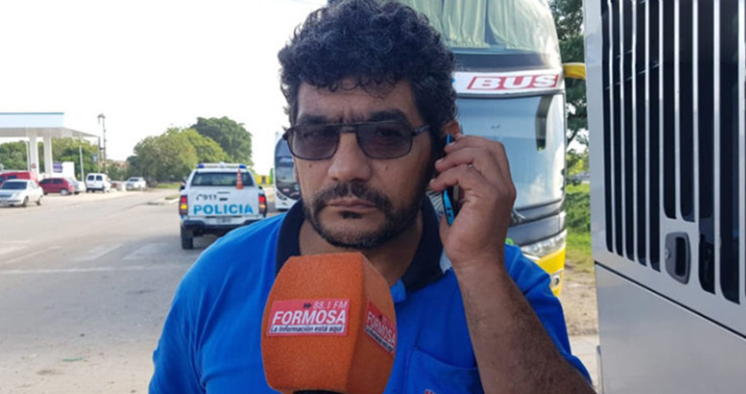 Almirón: “Ahora los colectivos no salen por decisión de Godoy porque dice que no tiene para pagar el seguro de los trabajadores”