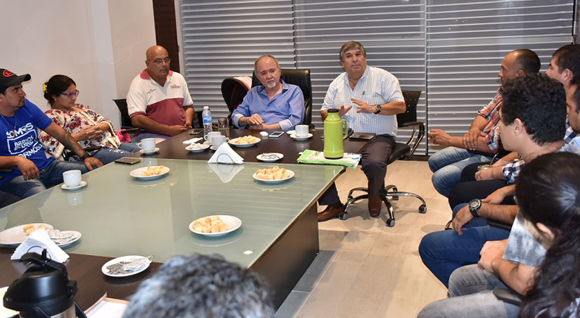 El Jefe de Gabinete se reunió con dirigentes sociales