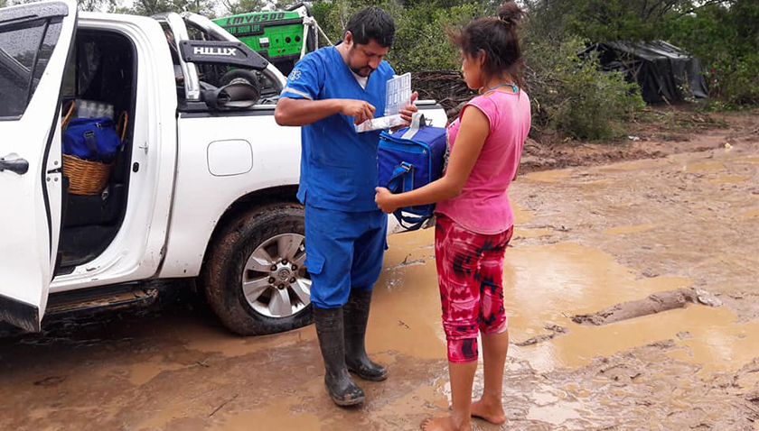 Amplio despliegue asistencial ante lluvias extraordinarias en el oeste
