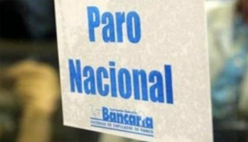 Bancarios también adhieren al paro nacional del próximo miércoles 29