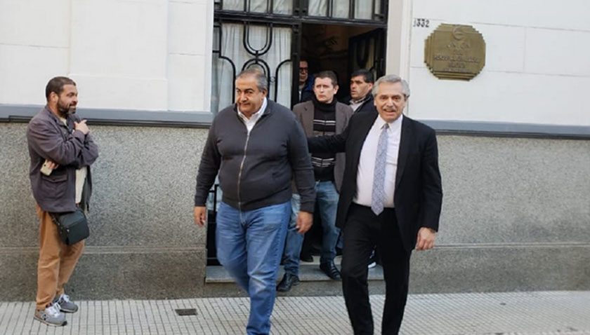 Contundente respaldo del sindicalismo a la fórmula Fernández-Fernández