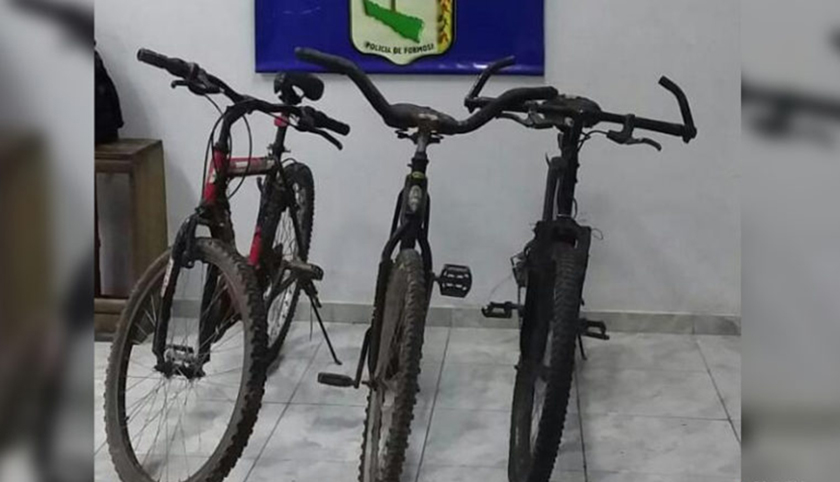 Recuperaron tres bicicletas sustraídas y detuvieron al presunto autor