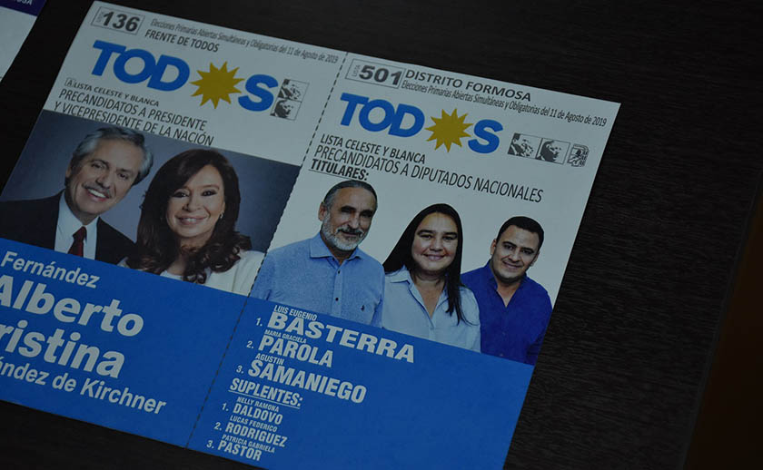 Oficializaron boletas electorales de cara a las PASO en la justicia federal