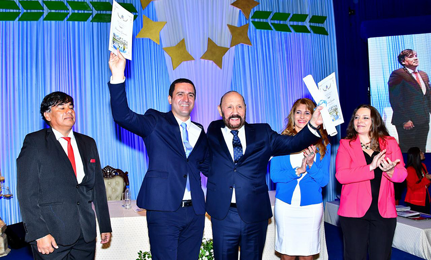 Gildo Insfrán y Eber Solis fueron proclamados como gobernador y vice para el periodo 2019-2023