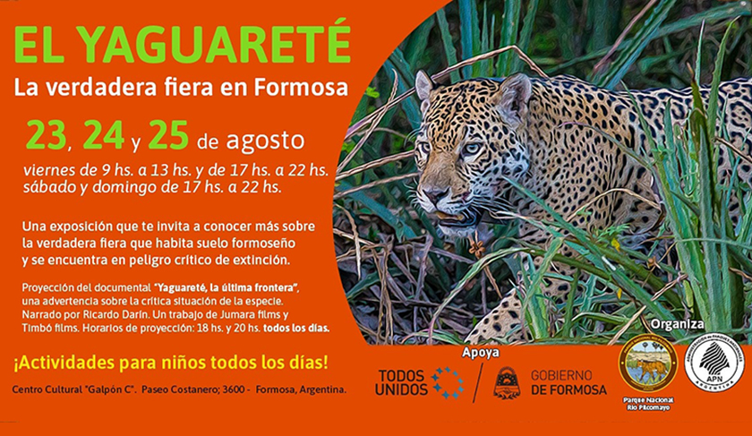 Primera exposición sobre el yaguareté en Formosa