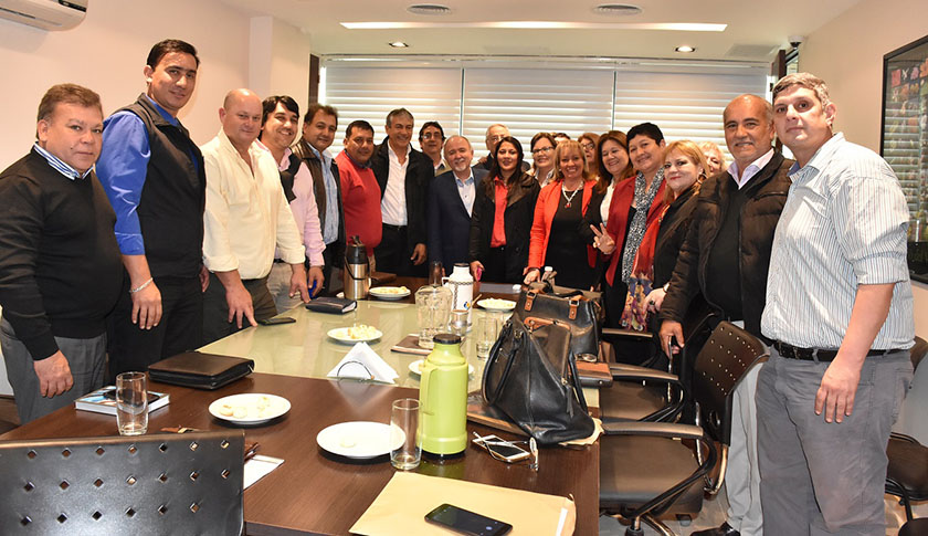 El Jefe de Gabinete presidio reunión de trabajo con delegados zonales