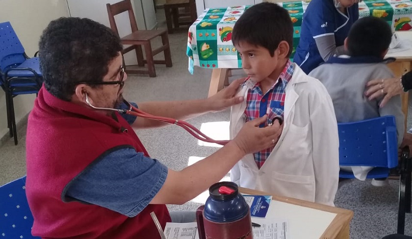 Operativo de salud integral en colonia rural