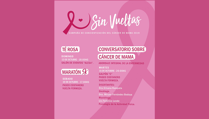 Formosa: Lanzamiento de la campaña de prevención del cáncer de mama