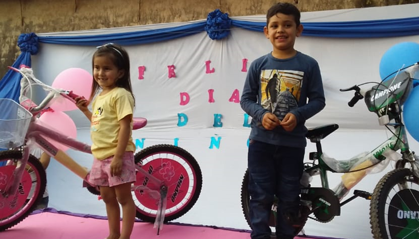 Los festejos por el mes del niño llegaron a Potrero Norte