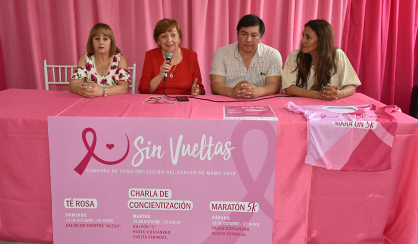 Se lanzó “Sin Vueltas”, la campaña de prevención del cáncer de mama