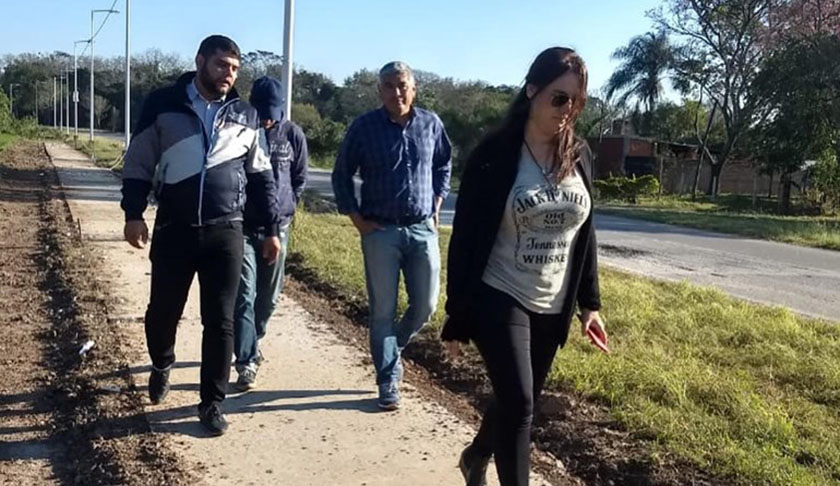 Avanza obra de ciclovía en Herradura con fondos provinciales