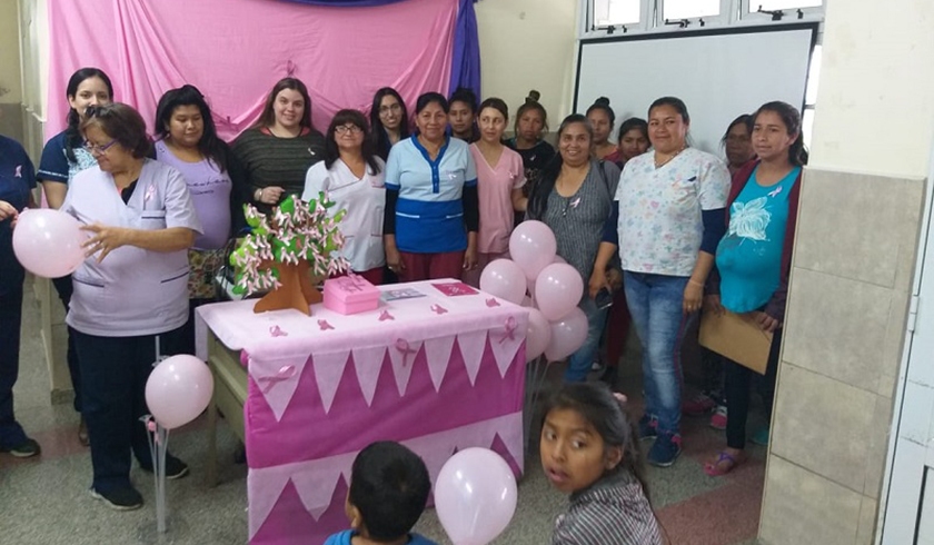 Sensibilizan a la comunidad de Namqom sobre el cáncer de mamas