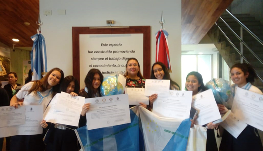 La E.P.E.S. N° 57 distinguidaen Olimpiada de Geografía