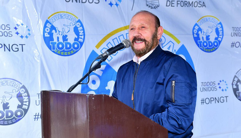 Insfrán en Lamadrid: anunció la construcción de la escuela secundaria