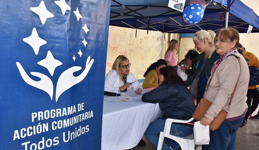 El programa “Acción Comunitaria – Todos Unidos” estuvo en el barrio San Agustín