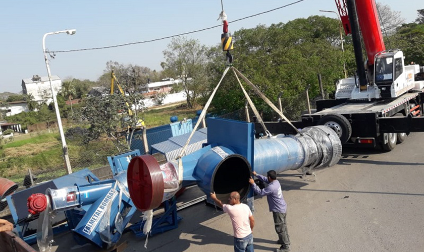 Clorinda: el SPAP pretende aumentar un 30% la capacidad de bombeo de la antigua planta potabilizadora